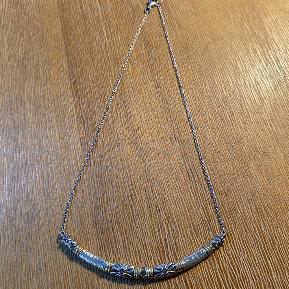 Silpada Sterling Silver and Brass Accents Necklace - Picture 2 of 3